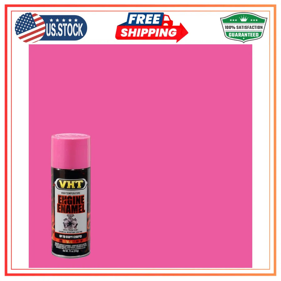 High Heat Engine Enamel Spray Paint - Gloss Hot Pink, 11 oz