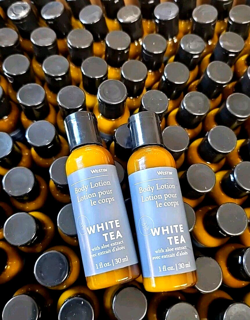 White Tea Body Lotion Travel Size - 40 Pack (1oz Each)