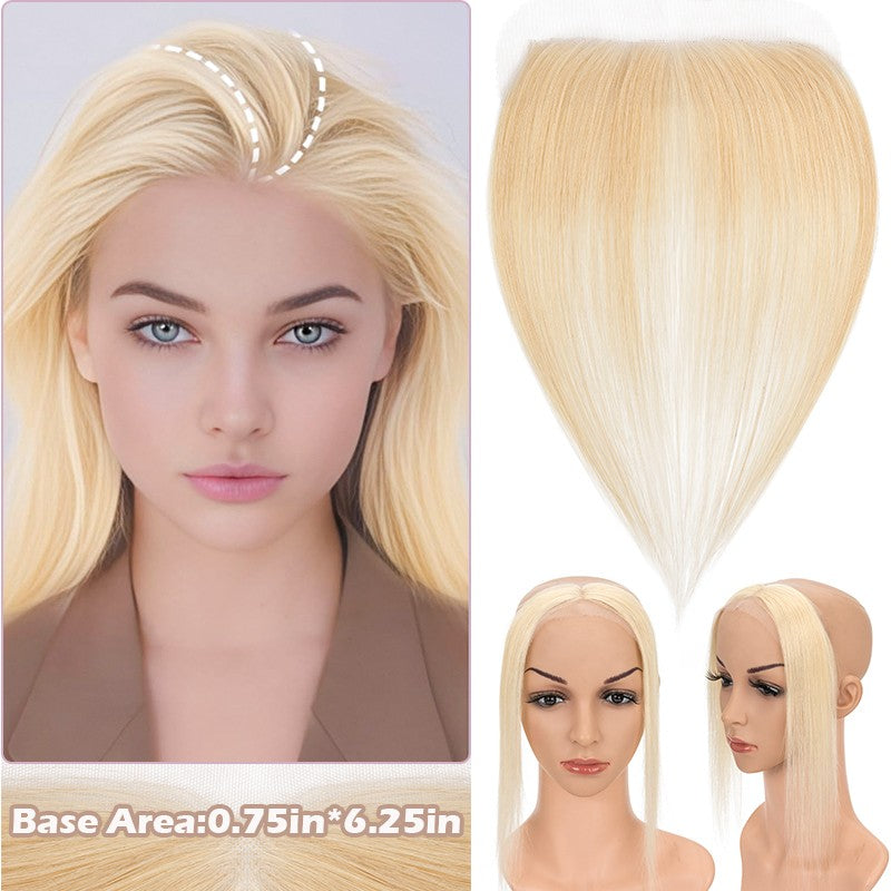 Full Lace Hair Topper with Wire for Women - Natural Human Hair Frontal