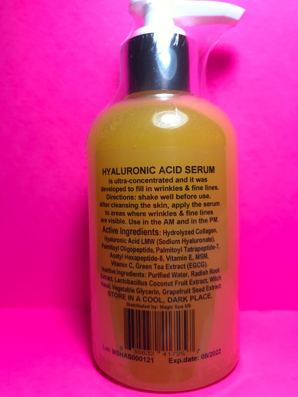 6oz Hyaluronic Acid Serum Collagen Matrixyl 3000 Wrinkle Filler