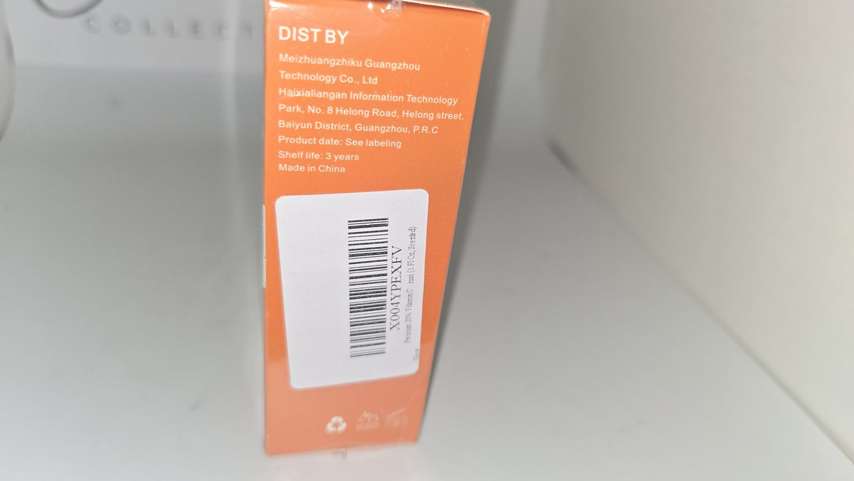 Vitamin C Serum Facial with Hyaluronic Acid & Vitamin E - 1 oz Organic & Pure