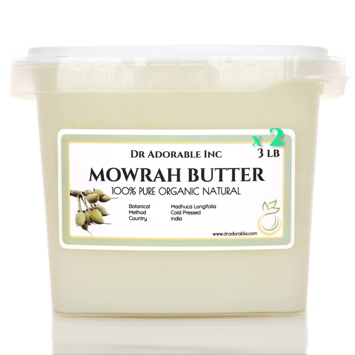 Organic Mowrah Butter Cold Pressed Pure