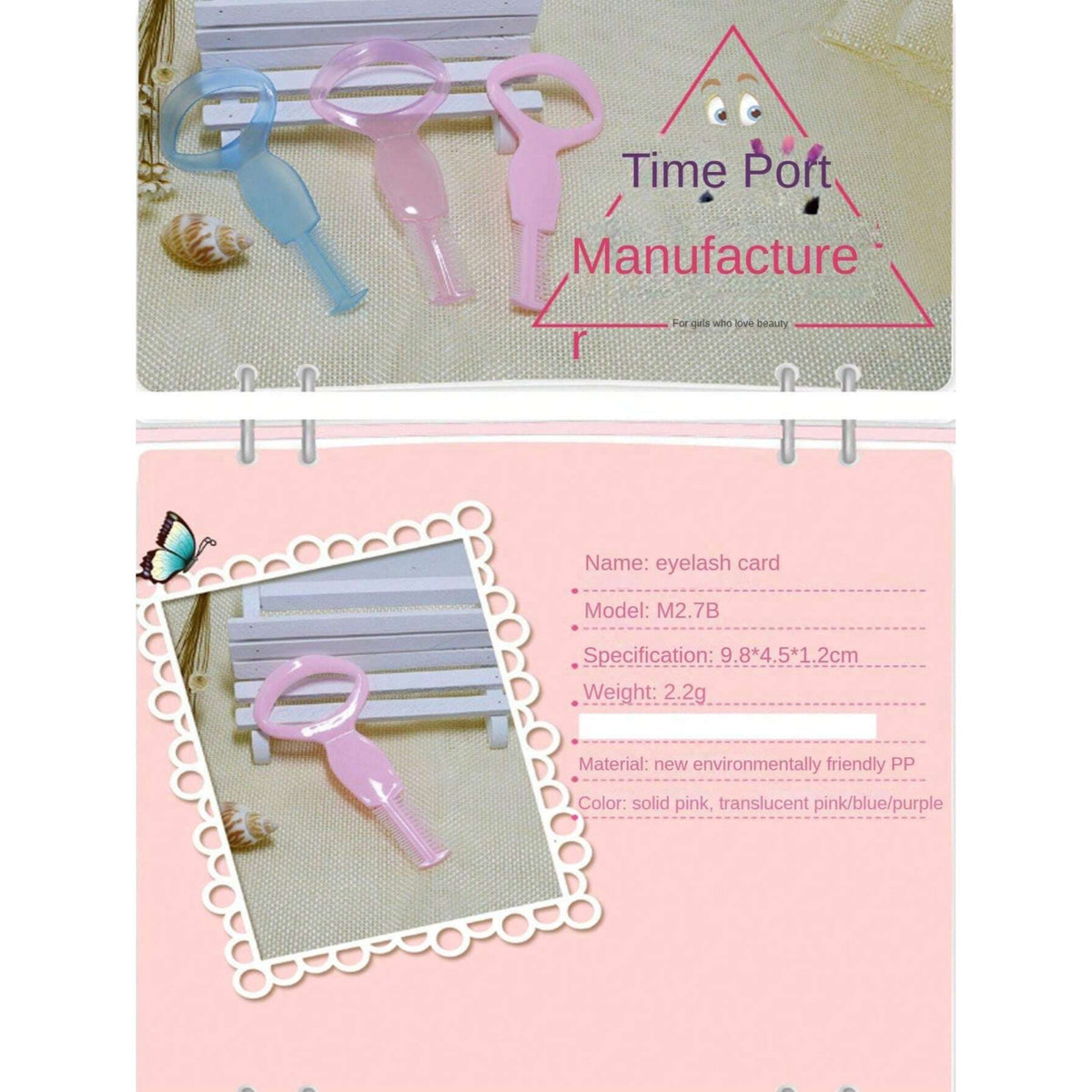 Pink Eyelash Shaper Tool for Natural Curling - Easy Lash Lift Assistant