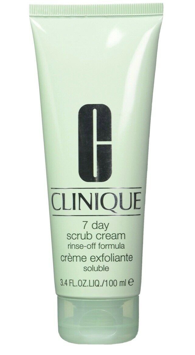 Clinique 7 Day Scrub Cream Rinse Off Formula 3.4 fl oz NEW LOT OF 2