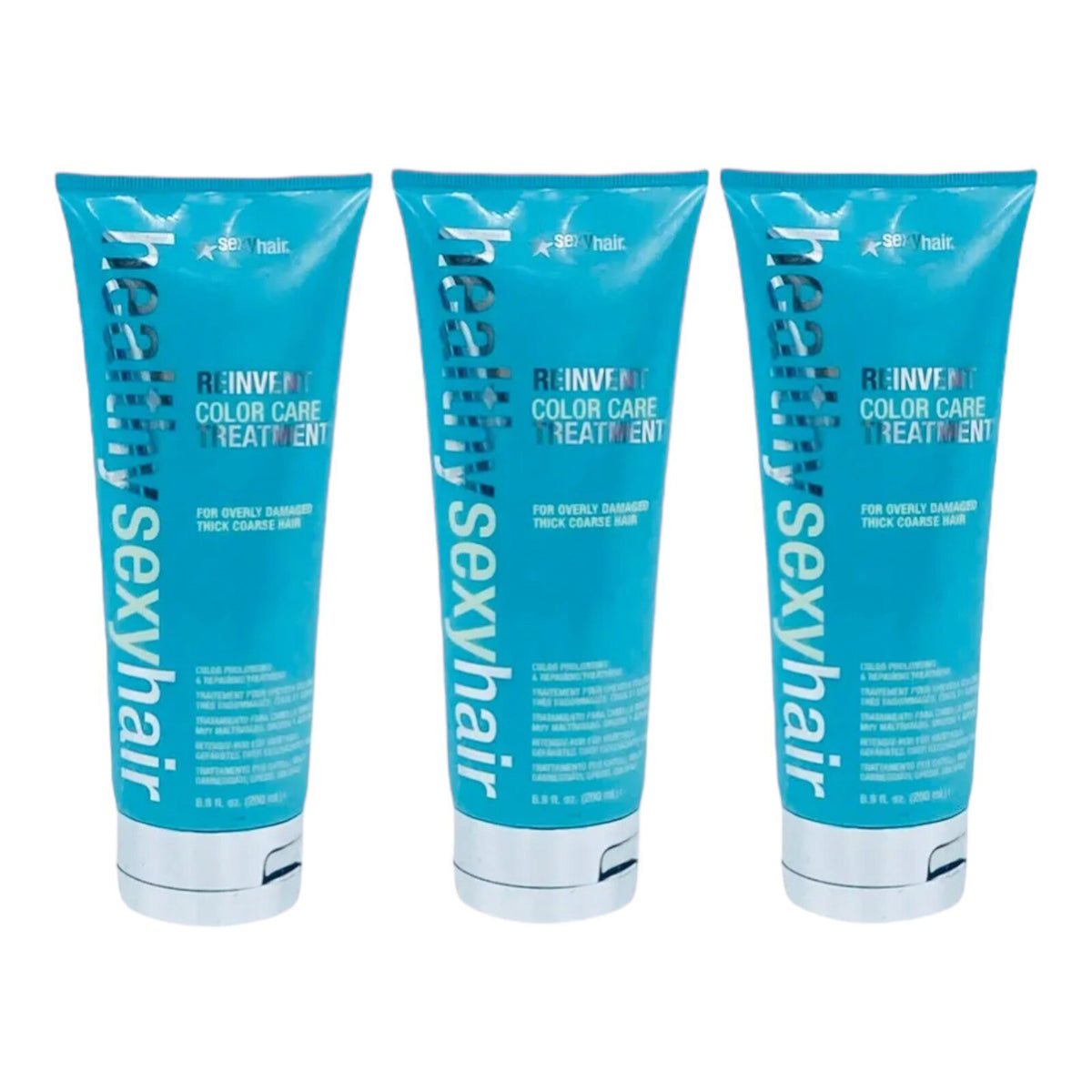 3 Pack Color Care Hair Treatment for Damaged, Coarse Hair - 6.8 oz
