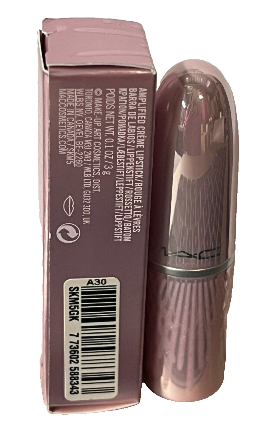 MAC Amplified Creme Lipstick Out With A Bang Full Size 0.1 oz – Authentic