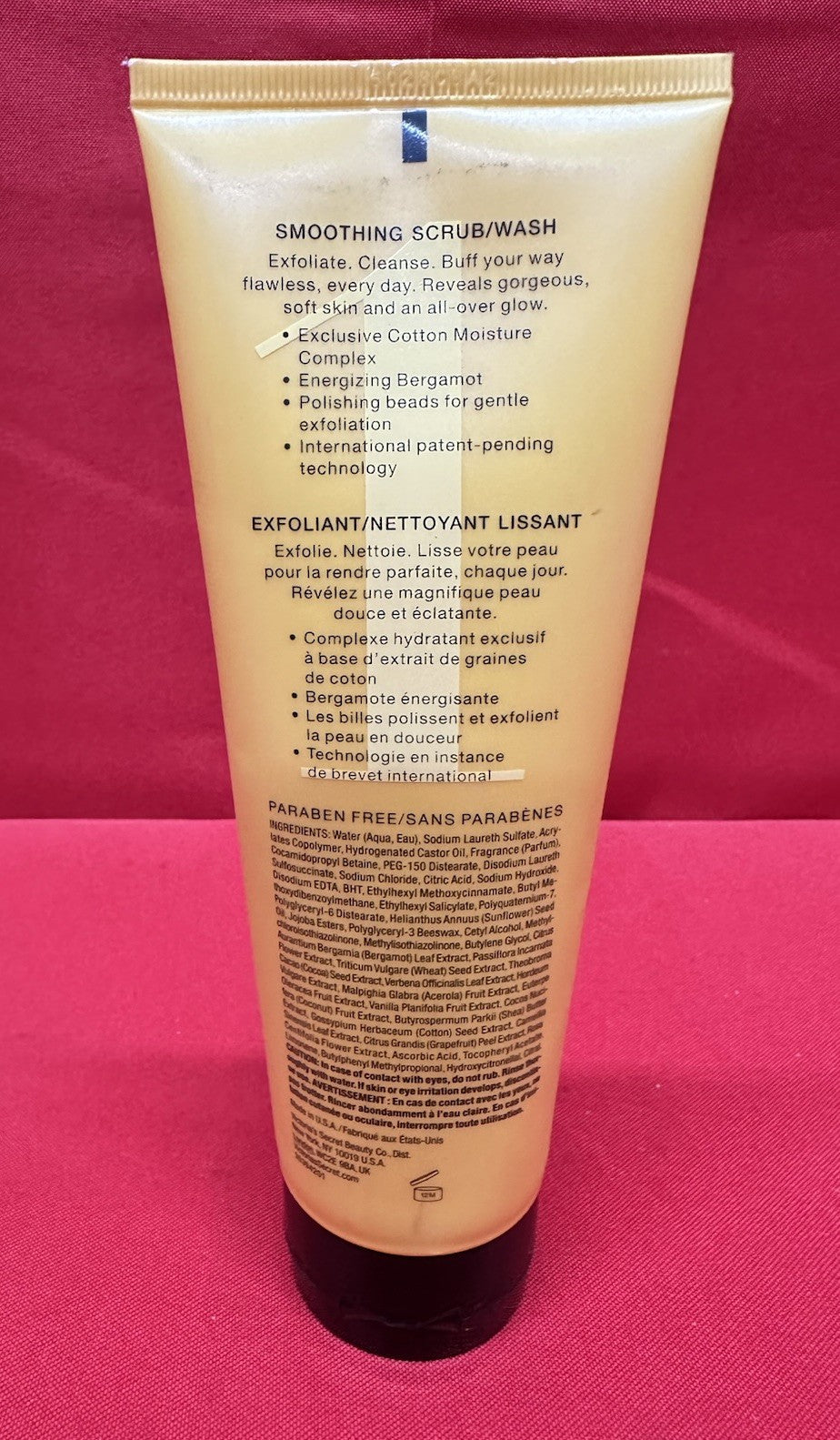 Victoria’s Secret Bergamot Smoothing Body Scrub Wash Cotton Moisture