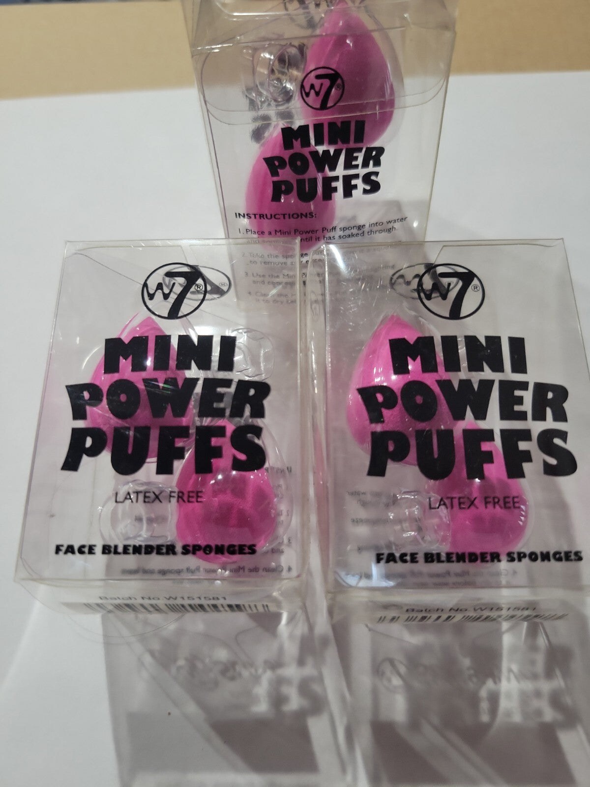 Mini Makeup Blender Sponges 6-Pack - Face Foundation Puff Tools