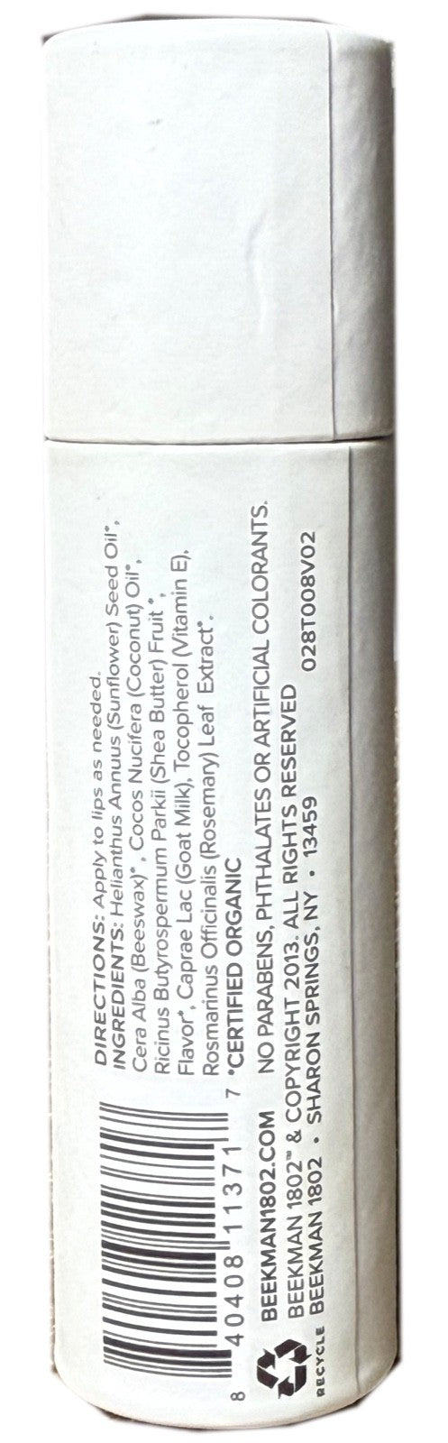 Moisturizing Goat Milk Lip Balm Set - Natural Ingredients, 4-Pack