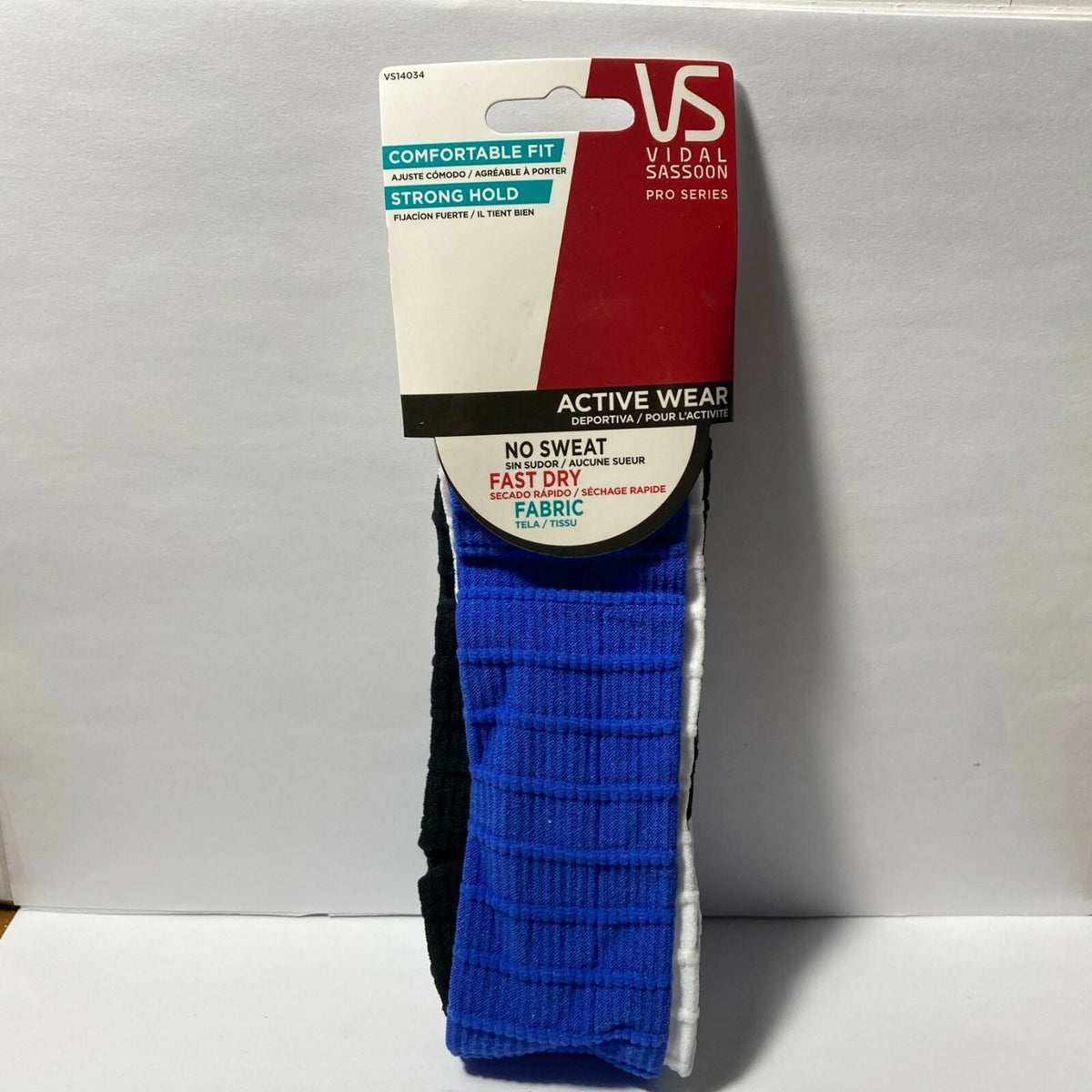 Vidal Sassoon Active Wear No Sweat Fast Dry Strong Hold Headband Hair