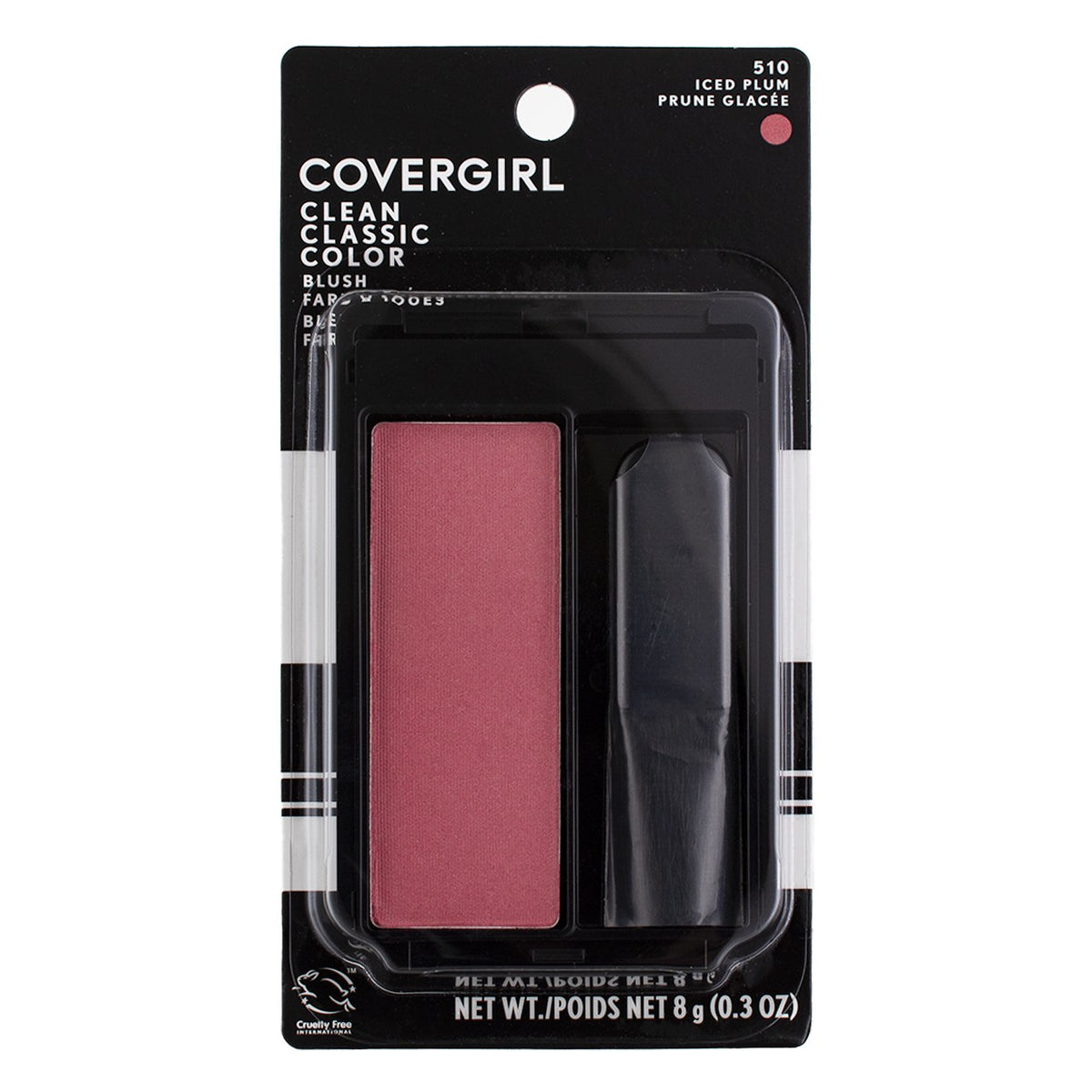 2 Pack CoverGirl Classic Blush Iced Plum 510 - Natural Face Makeup