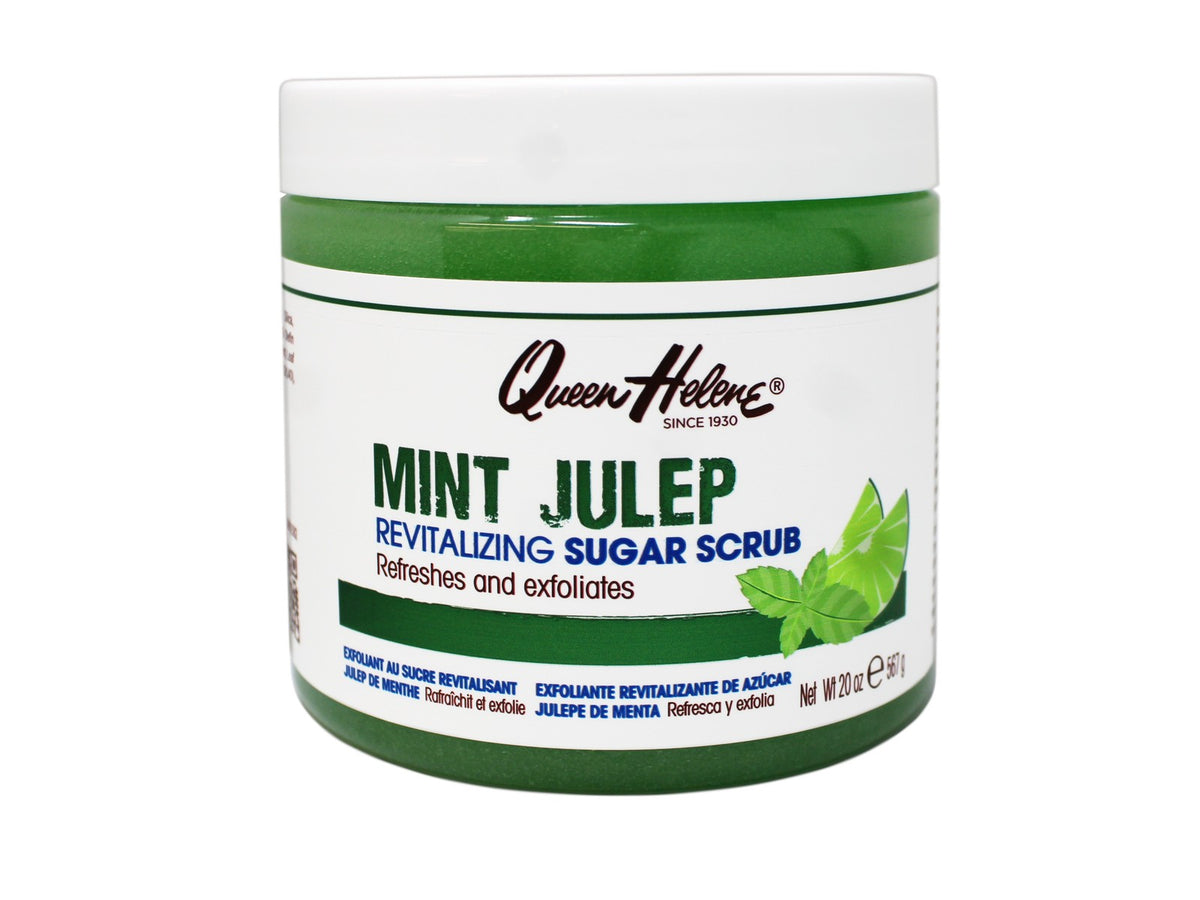 Queen Helene Mint Julep Sugar Scrub, Refreshes and Exfoliates, 20 OZ