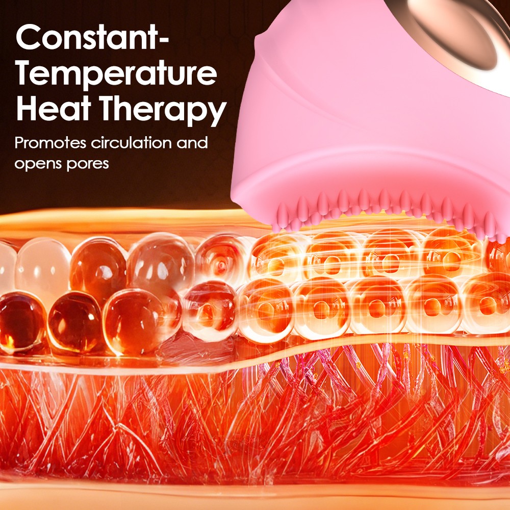 Lymphatic Face Brush Heated Vibrating Massager for Face & Body Sculpting