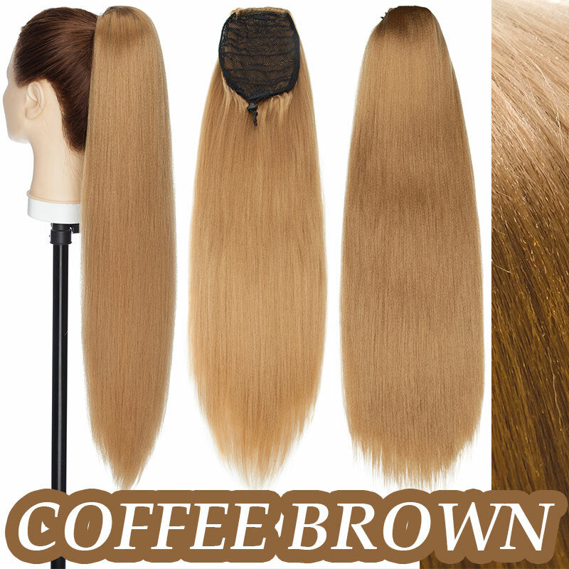 200g Thick Large Drawstring Ponytail Clip-In Hair Extension for Full Head