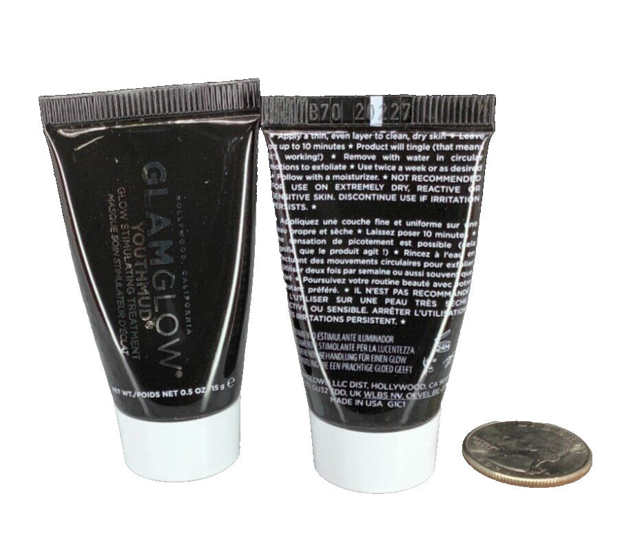 Youthmud Glow Stimulating Treatment Travel Size - 0.5 oz (2-Pack)