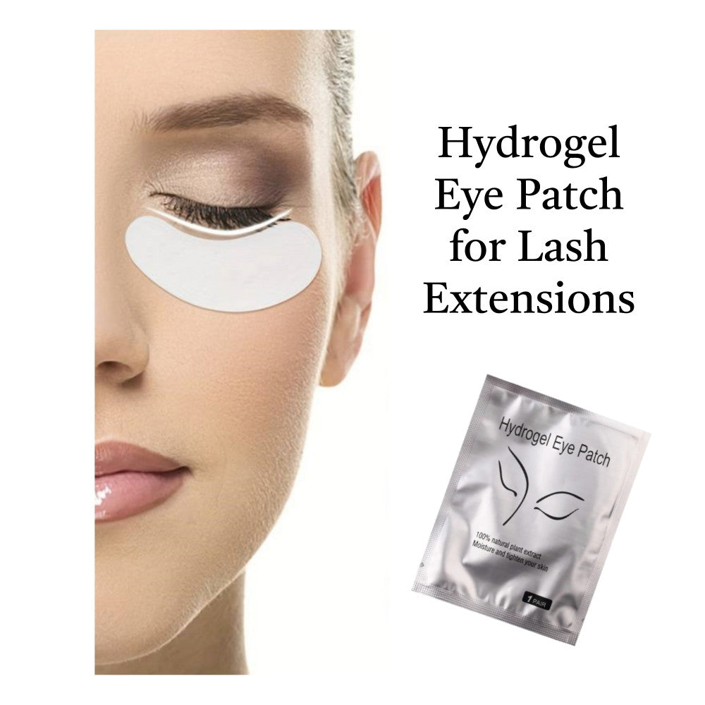 Eyeliner Pencil Set with Hydrogel Eye Patches - Long-Lasting & Creamy, Light Brown