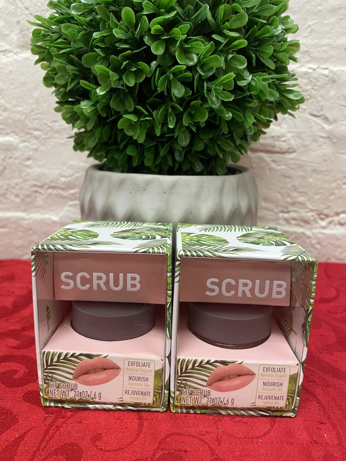 Lip Care Exfoliating Nourishing Rejuvenating Lip Scrub Set - 0.42 oz
