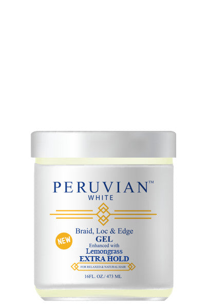 Deep Moisturizing Hair Gel for Braids & Locs with Lemongrass - Extra Hold, 16oz & 2LB