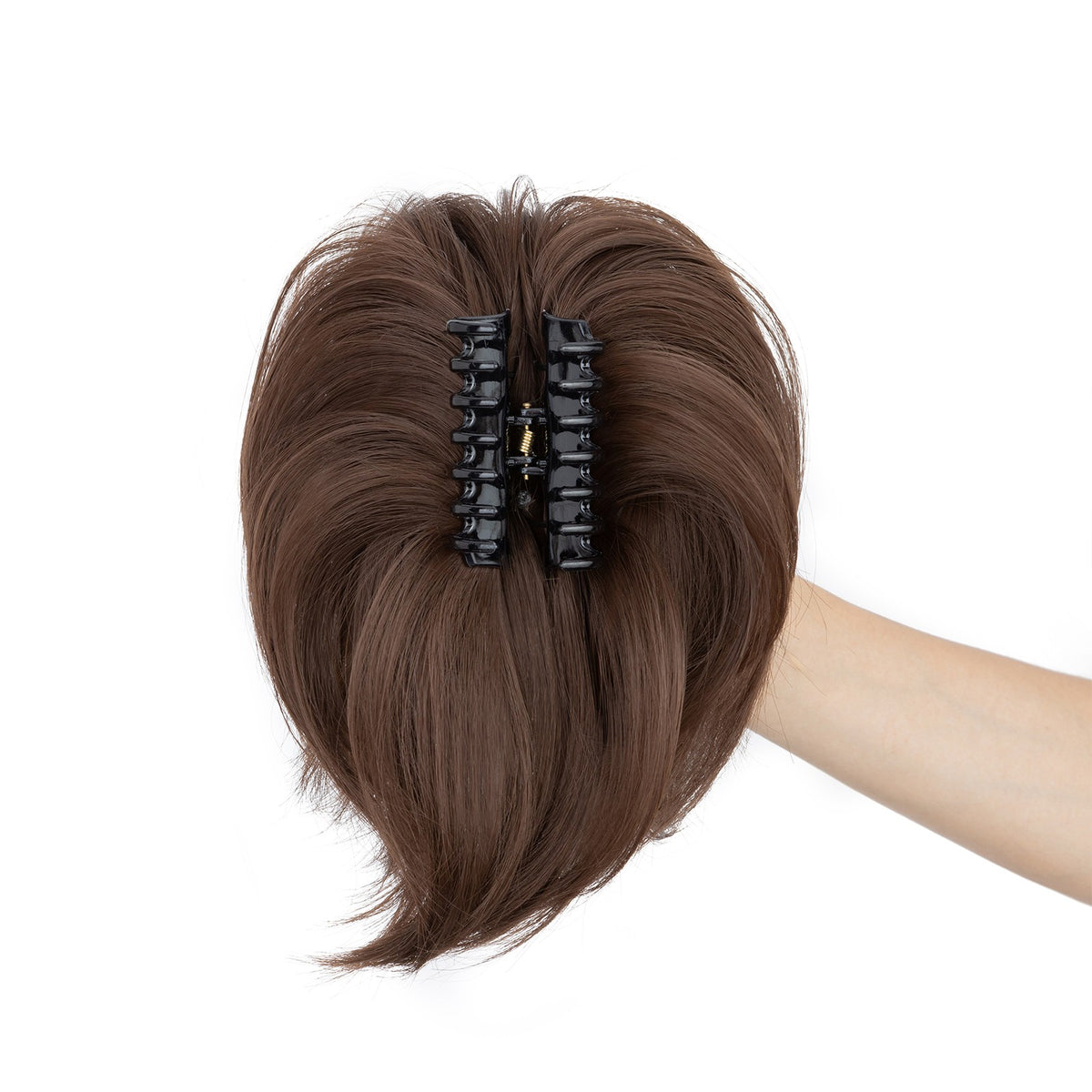 Natural Messy Bun Hairpiece Ponytail Extension with Claw Clip - All Colors