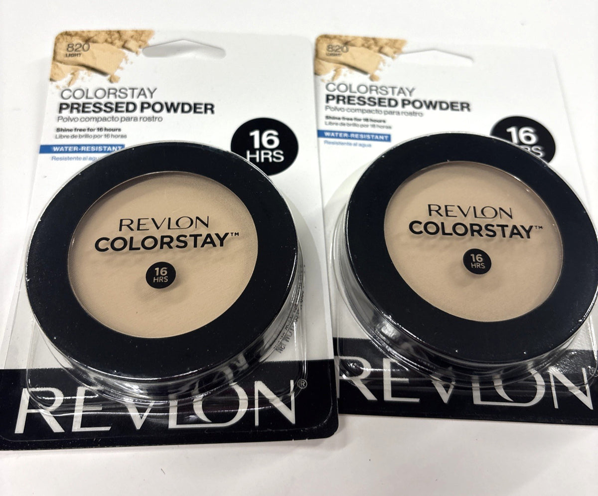 Revlon ColorStay Pressed Powder - 16 Hour, Light Shade, 2 Pack