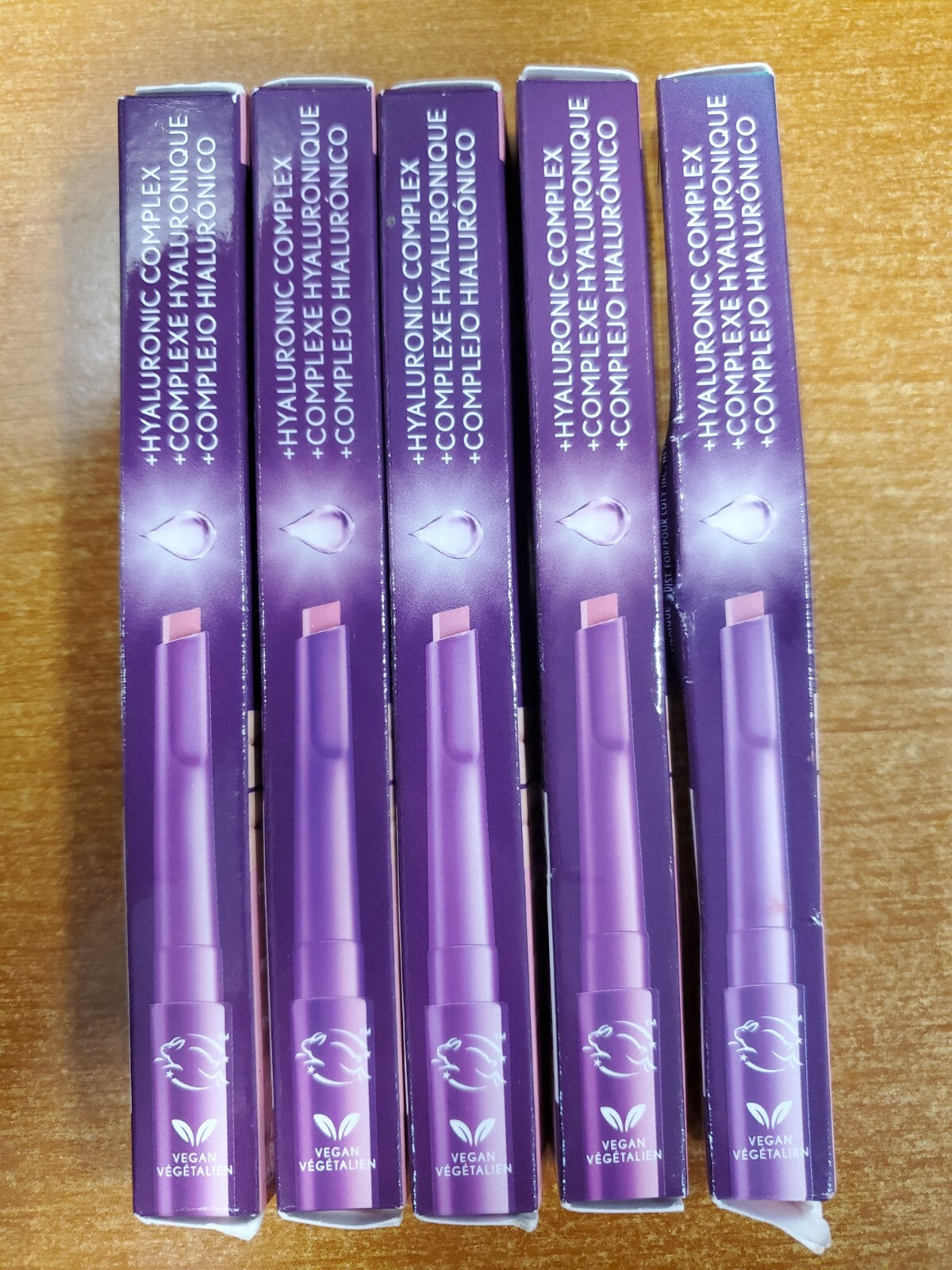 5Pcs CoverGirl Simply Ageless Lip Flip Liner #230 Amazing Petal - Retractable, Cruelty-Free