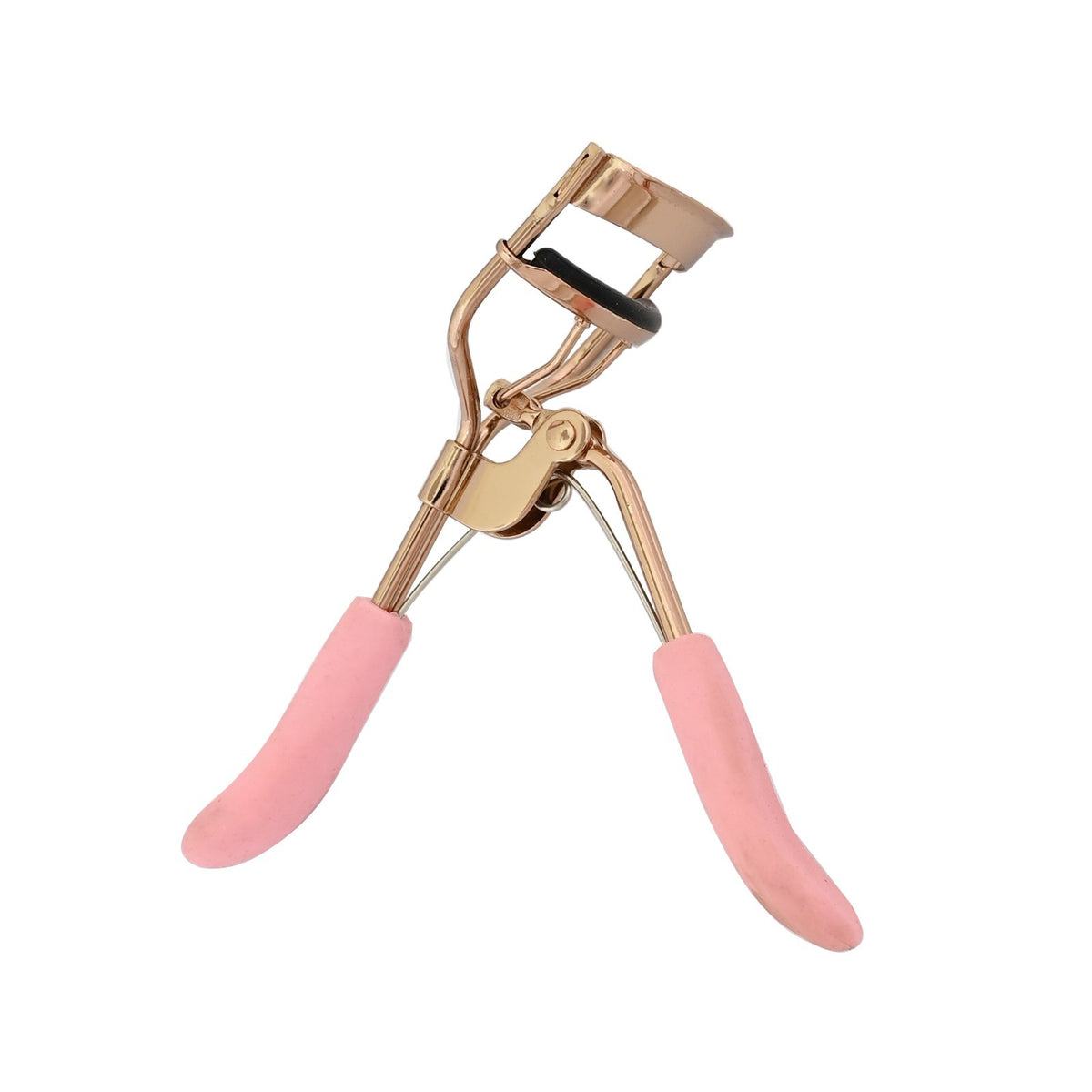 Peach Color Eyelash Curler with Silicone Grip Handle - Makeup Tool BTS-812