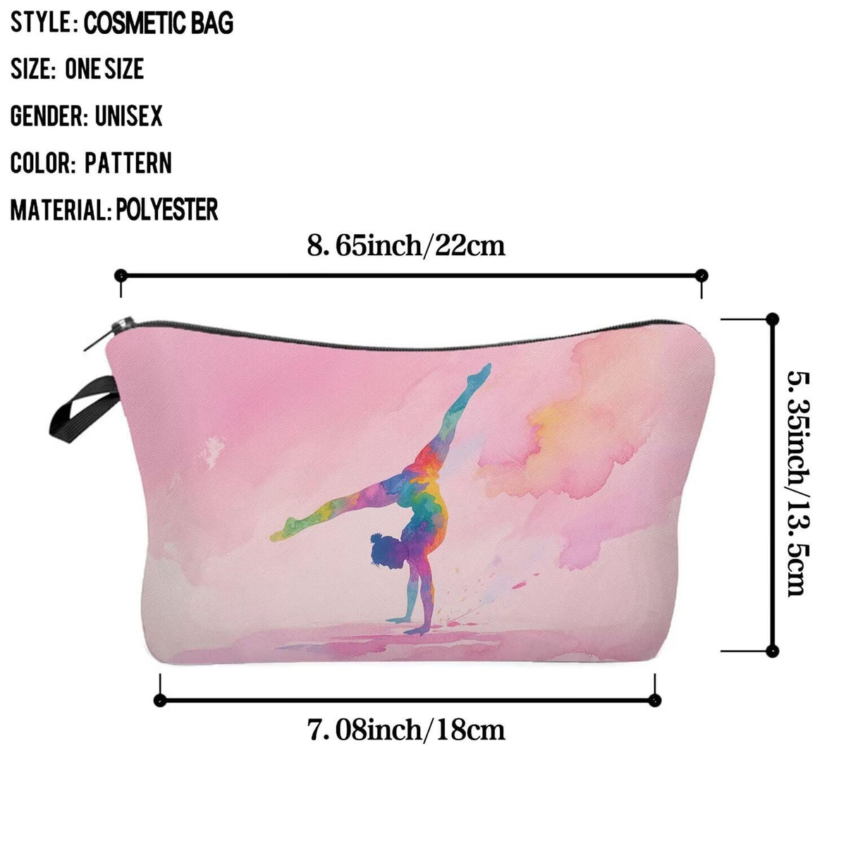 Cute Small Makeup Bag for Cosmetics & Travel Essentials