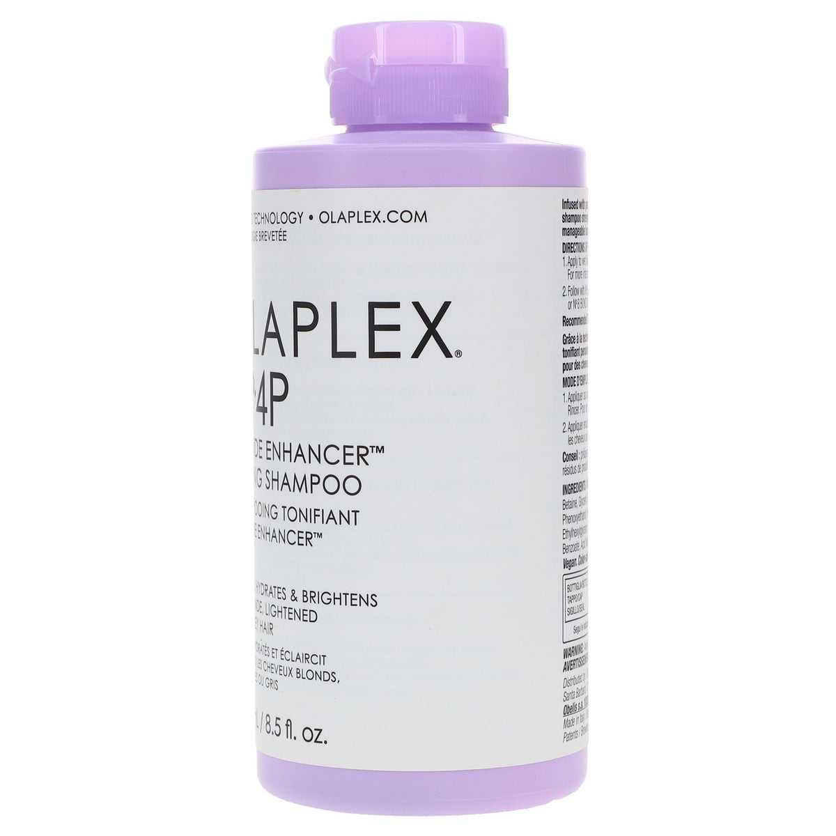 Olaplex No.4P Blonde Enhancer Toning Shampoo - Sulfate-Free, Brightening 8.5 oz