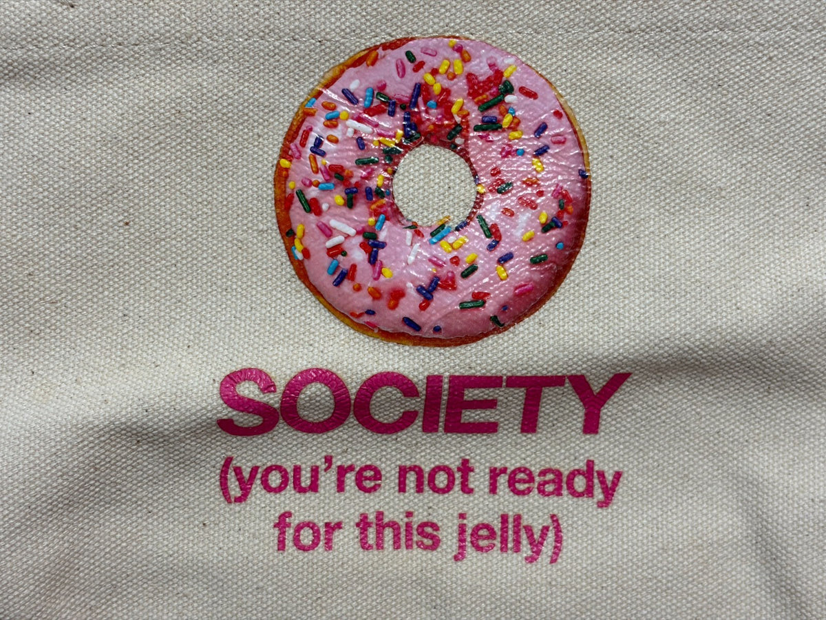 Doughnut Makeup Bag with Lil Zip - Mint Color, 10L x 3W x 7H