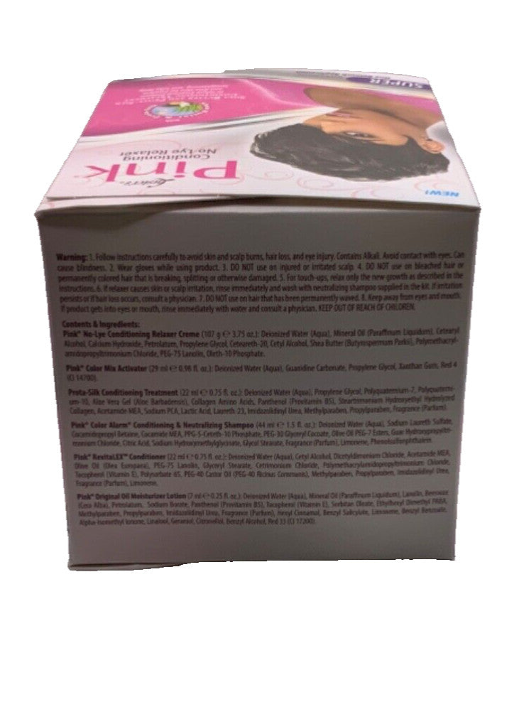 Luster's Pink Conditioning No-Lye Relaxer - One Retouch Application