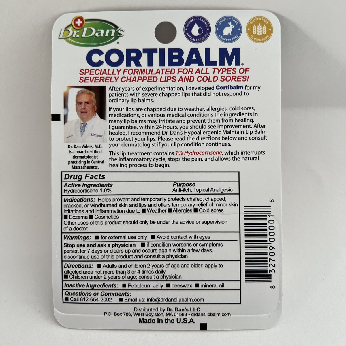 Medicated Lip Balm for Chapped Lips - Soothing & Hydrating Treatment