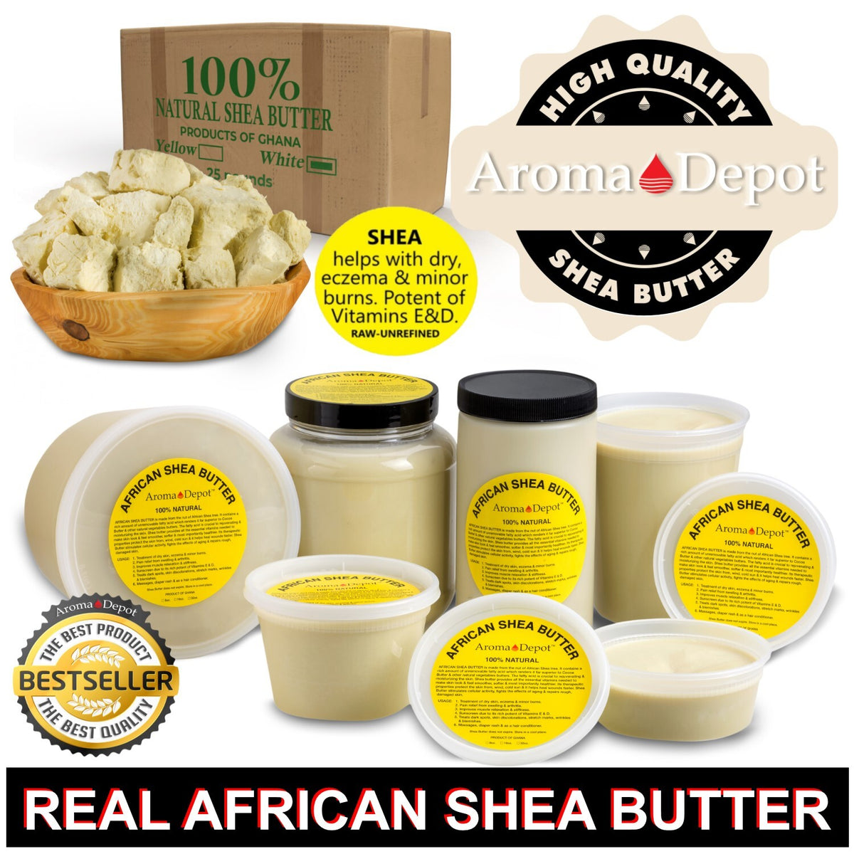 Natural Body Butter - Shea, Cocoa, Mango & Kokum