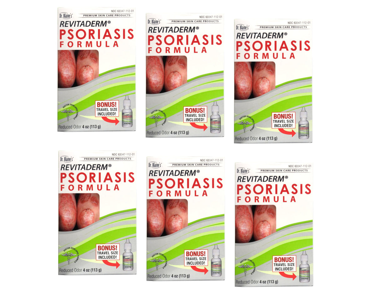 Revitaderm Psoriasis Formula 4 Oz + Travel Size