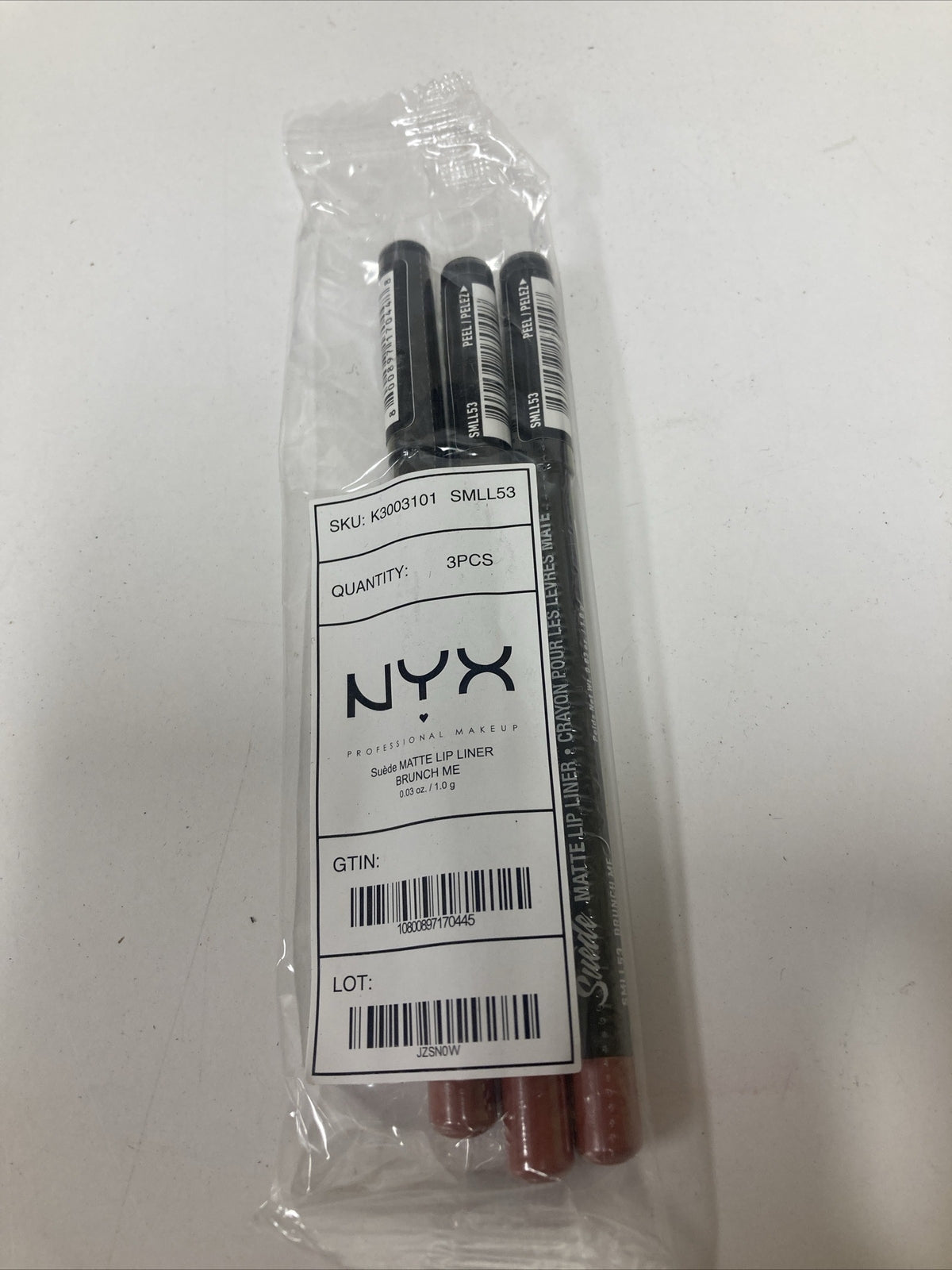 Lip Liner Pencil Set - 3 Shades Matte Lip Contour Pencils for Perfect Definition