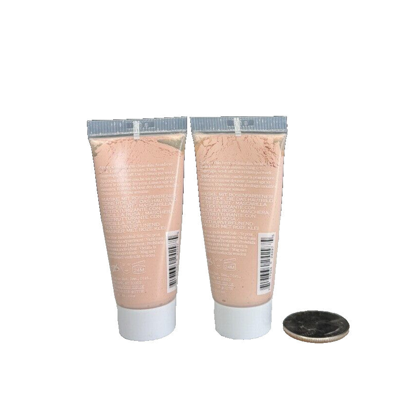 Rose Clay Retexturizing Mask, 0.5 oz – Pack of 2