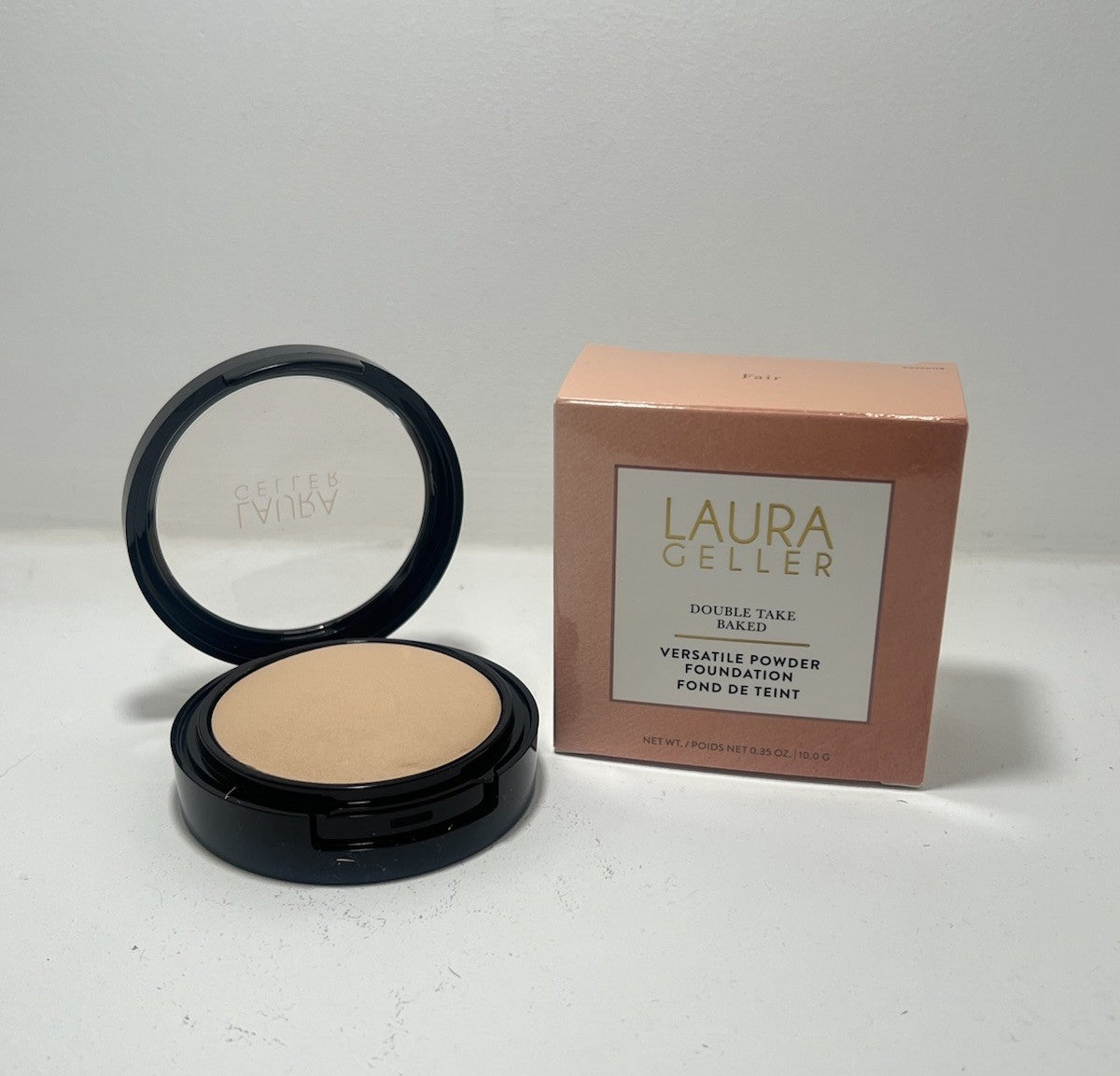 Laura Geller Double Take Baked Foundation FAIR 0.35oz Face Makeup