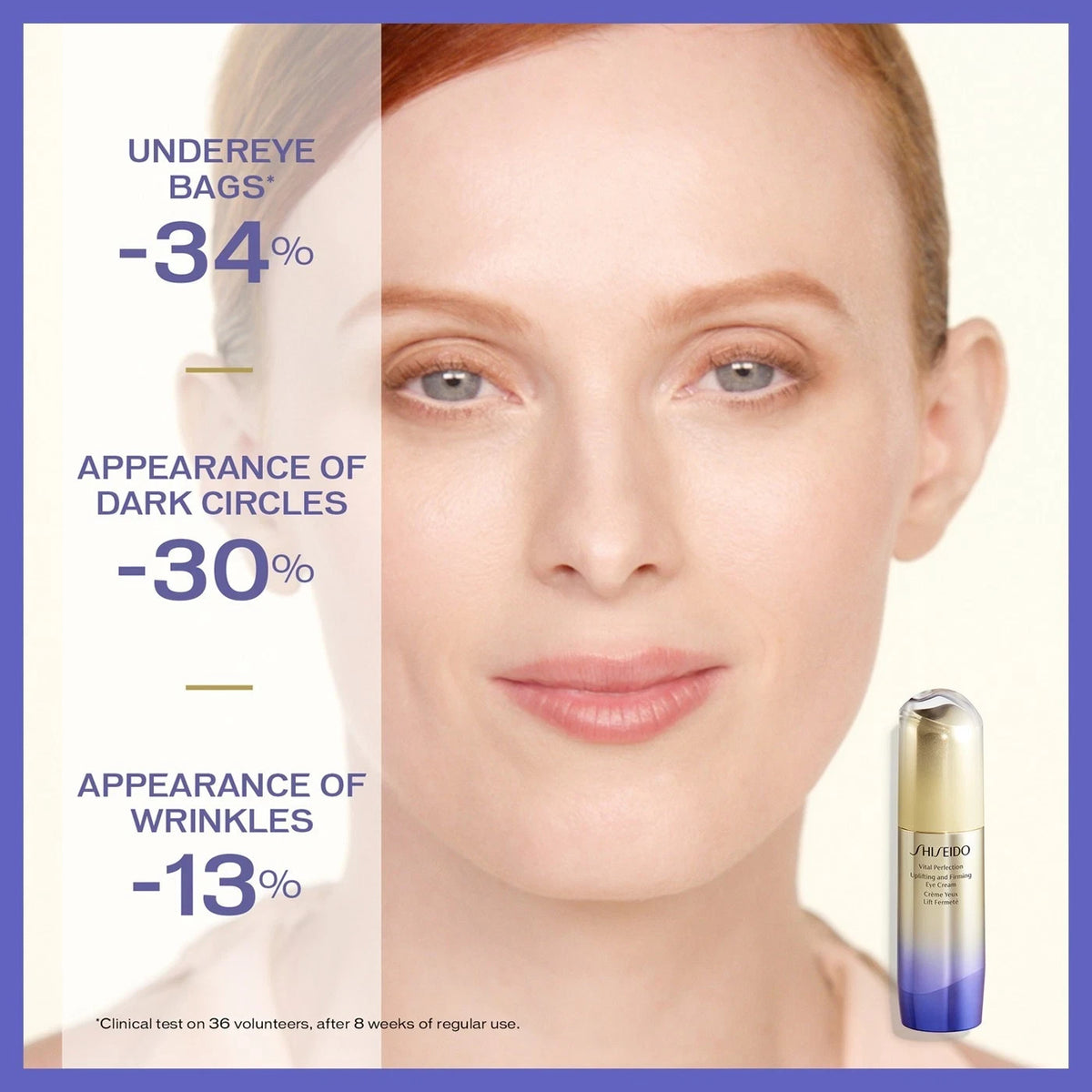 Uplifting & Firming Eye Cream - Anti-Aging Moisturizer for Fine Lines and Dark Circles - 15ml