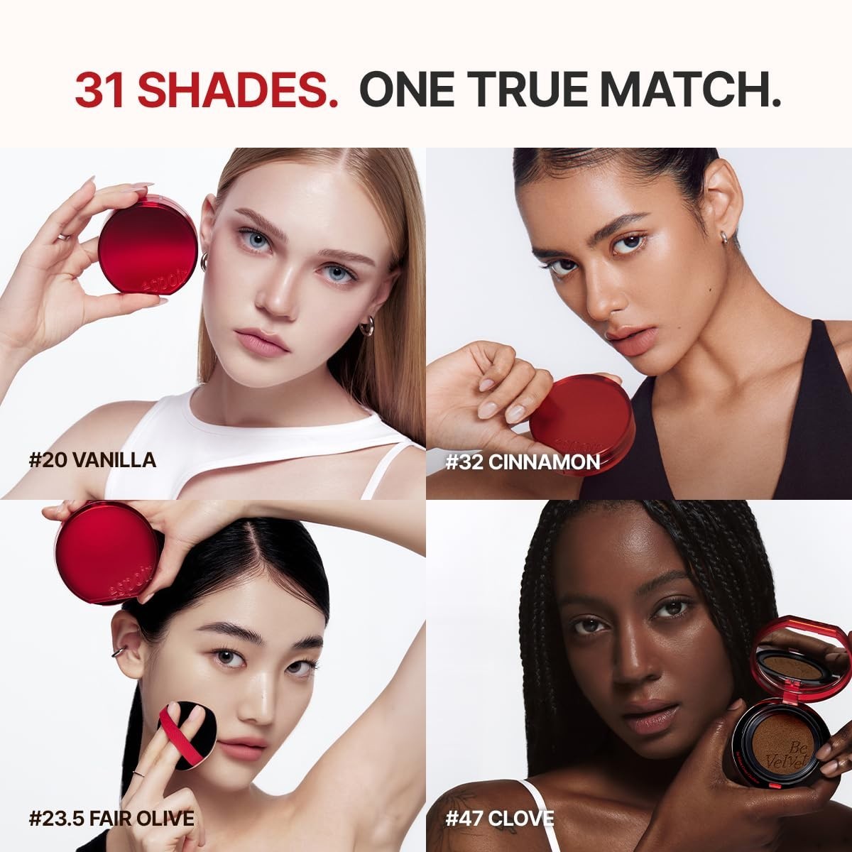Be Velvet Cushion Foundation Fair Olive - Full Coverage, Long-Lasting