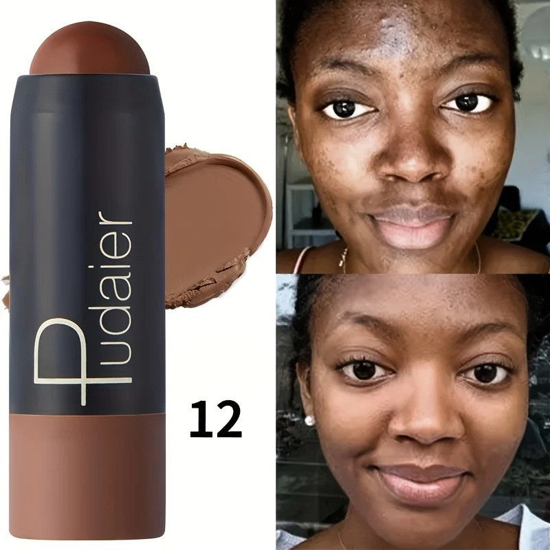 Waterproof 2 in 1 Foundation and Concealer Stick Long Wear Full Coverage Makeup