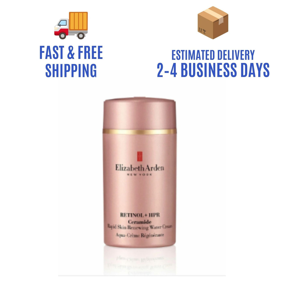 Retinol Ceramide Face Moisturizer - Anti-Aging Water Cream 50ml