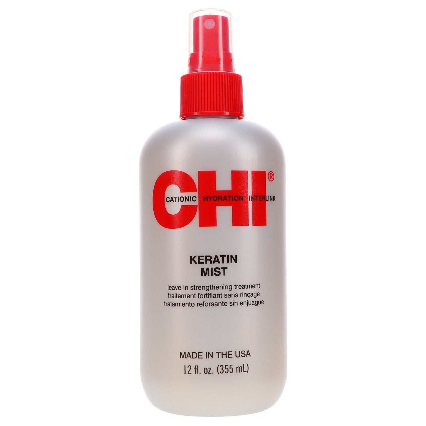 Keratin Hair Mist Spray 12 oz - Strengthen & Protect Damaged Hair