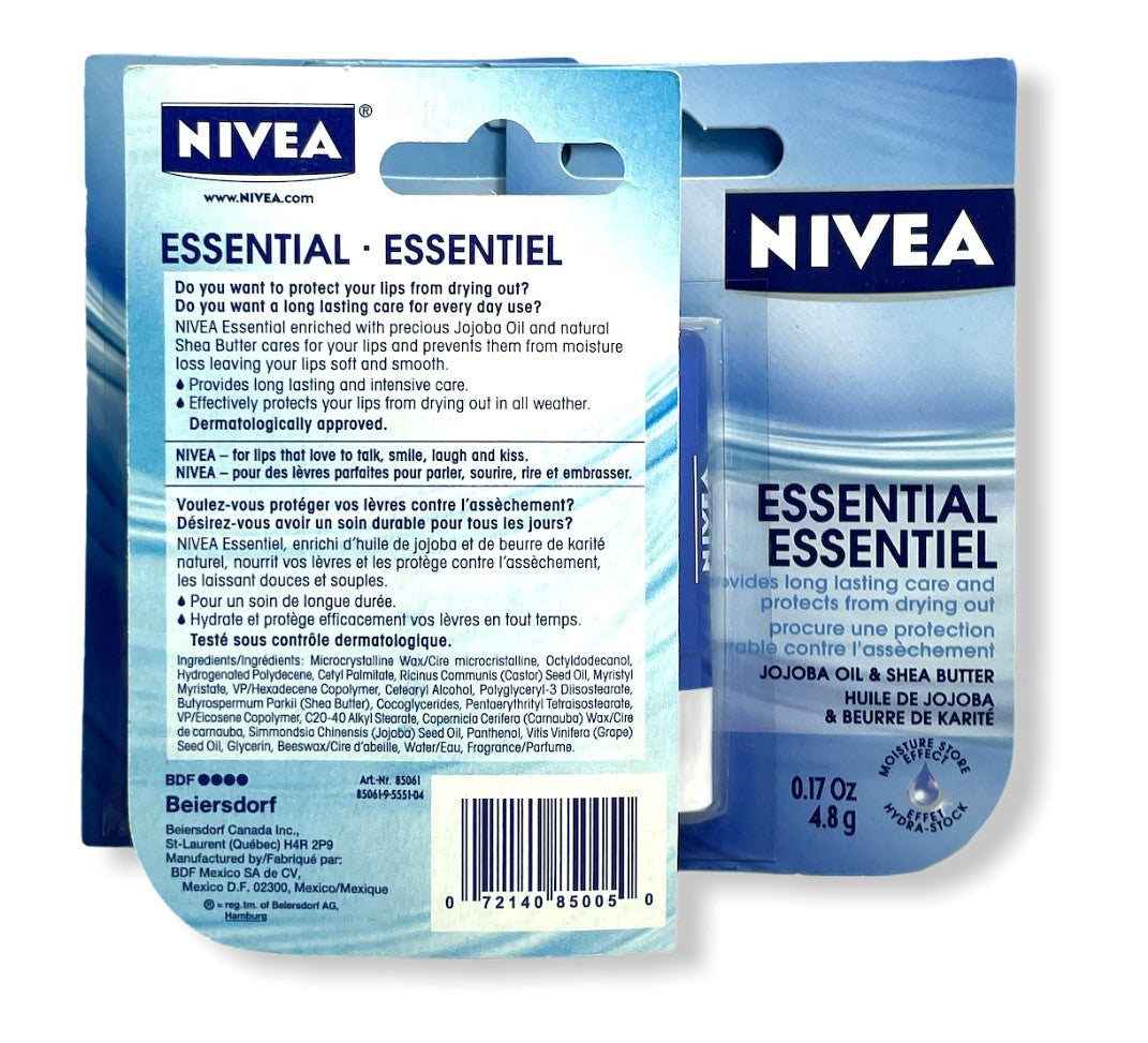 Nivea Jojoba Oil & Shea Butter Body Oil Set - 4 Pack, 0.17oz Each