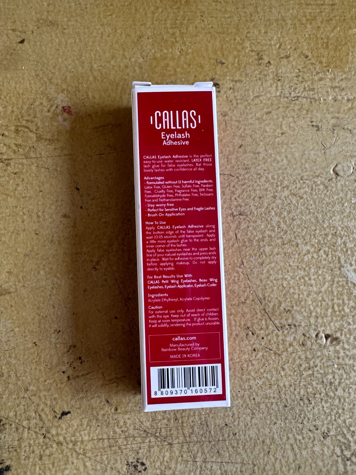 Clear Eyelash & Double Eyelid Liquid Glue Waterproof for Makeup - Callas