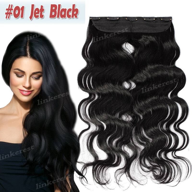 Remy Human Hair Extensions Clip-In Full Head Blonde 8-24 Inches