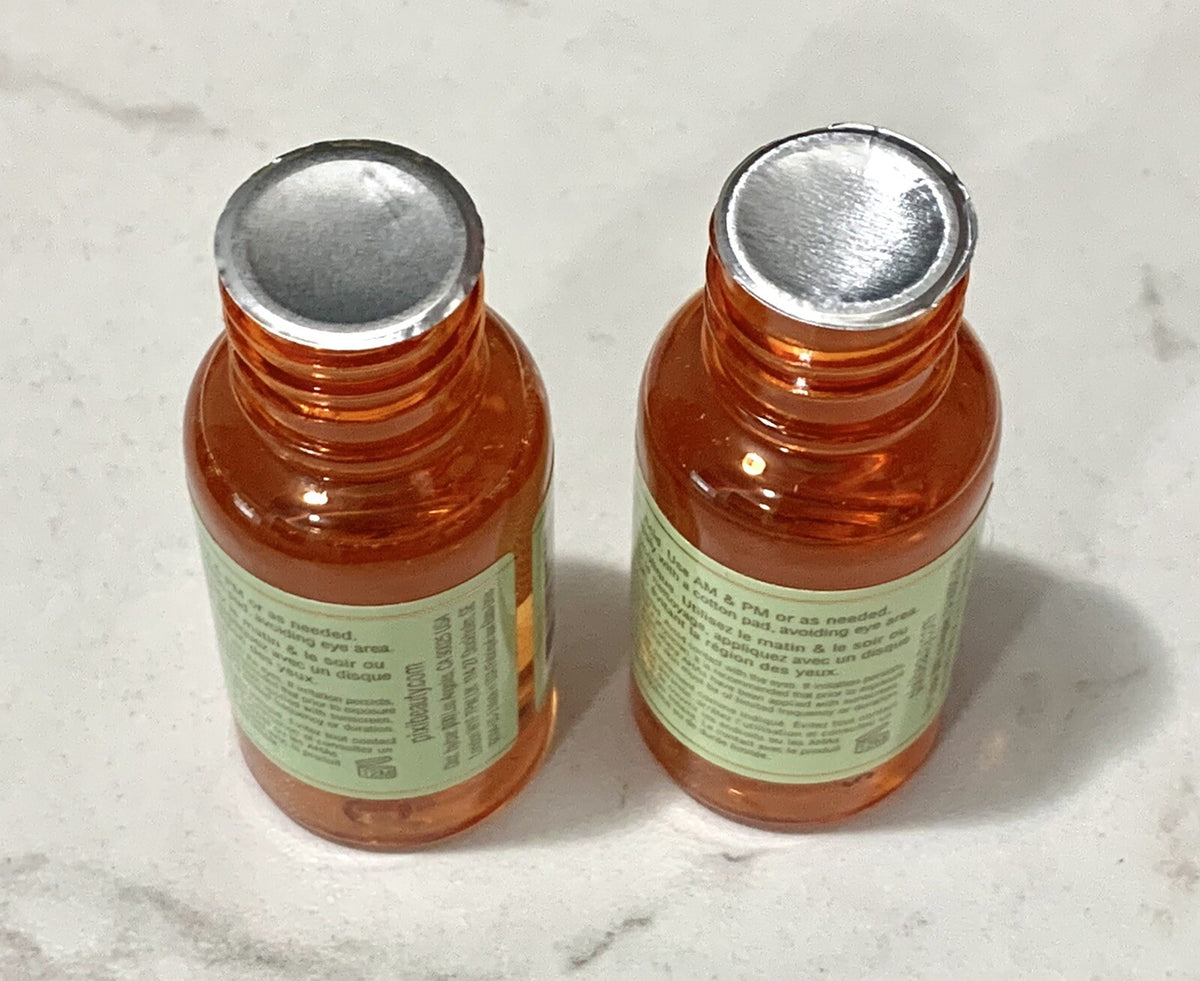 Pixi Glow Tonic Exfoliating Toner Travel Size 0.5 oz - 2 Pack