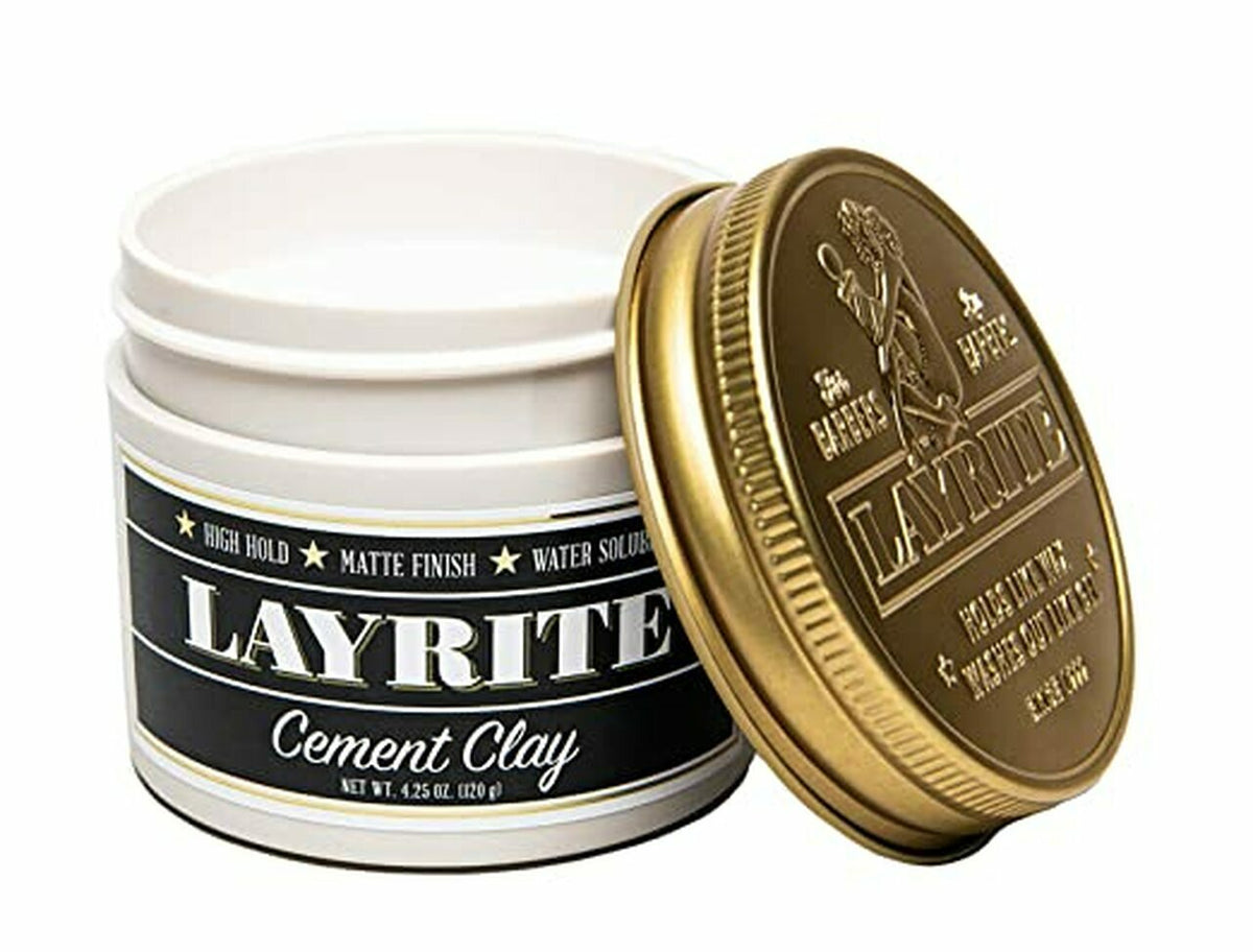 High Hold Matte Hair Styling Clay - Strong Water-Based Wax for Texturizing