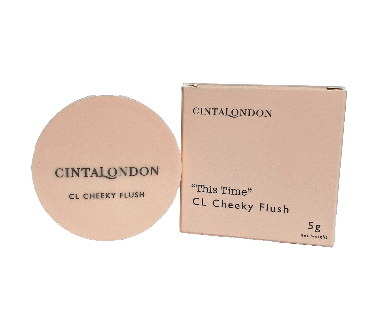 Cream to Powder Blush - Cheeky Flush in This Time - Highly Pigmented, Silky Finish