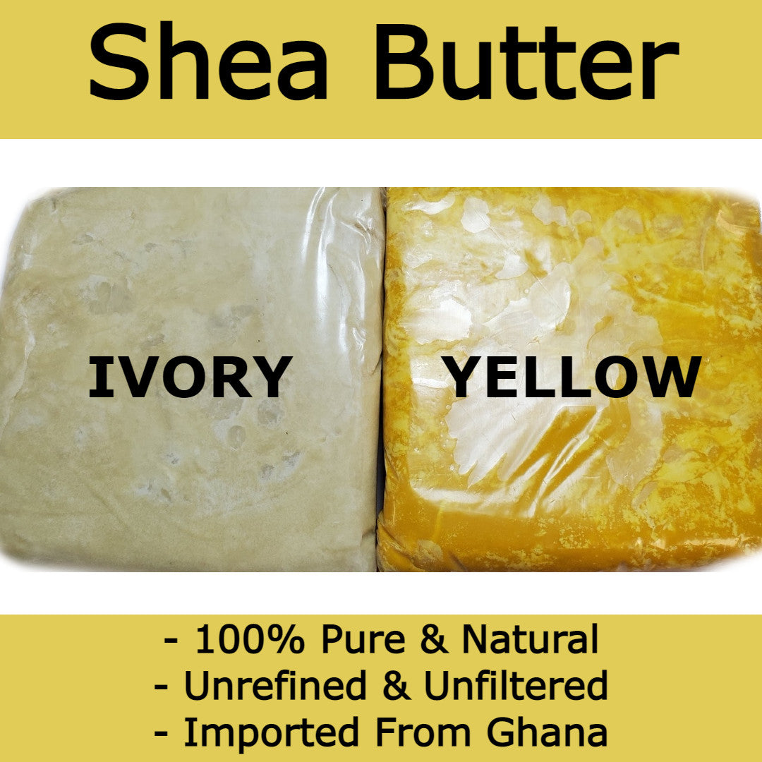 Raw African Shea Butter 5 lbs - 100% Pure Organic Unrefined