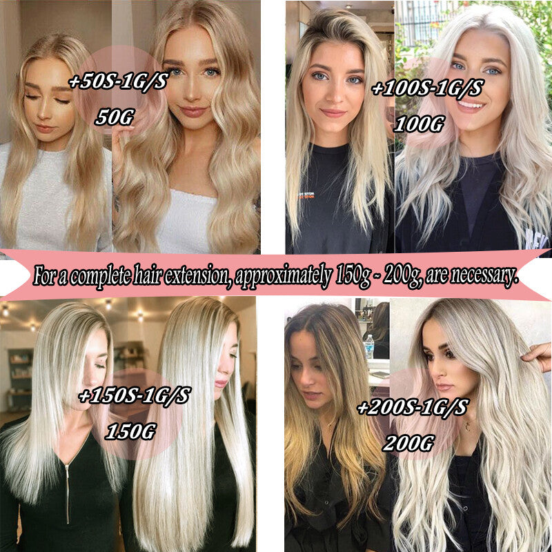 100% Real Remy Hair Extensions Micro Loop Ring Beads 100g/200 Strands