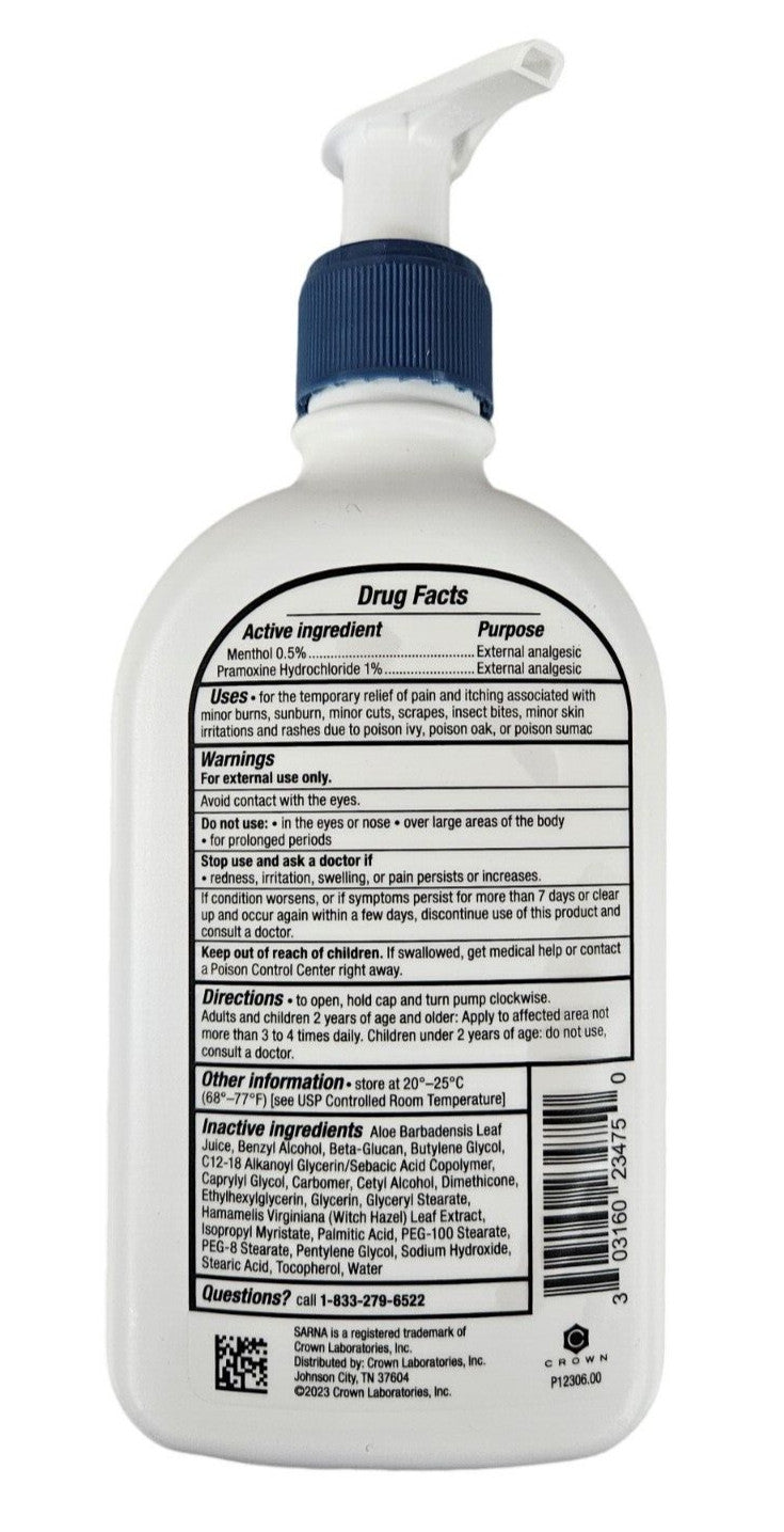 Sarna Calm & Cool Anti-Itch Lotion 7.5oz - 3 Pack
